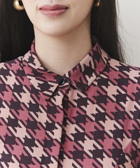 千鳥柄ワンピース