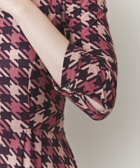 千鳥柄ワンピース