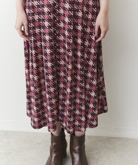 千鳥柄ワンピース