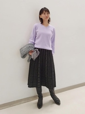 レースニットスカート