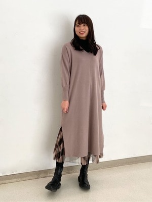 ニットワンピース