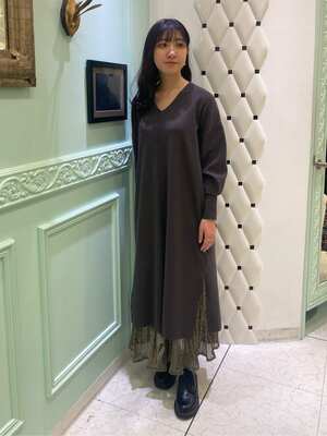 ニットワンピース