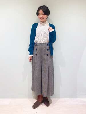 ドットブラウス