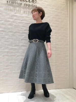 レースニットスカート