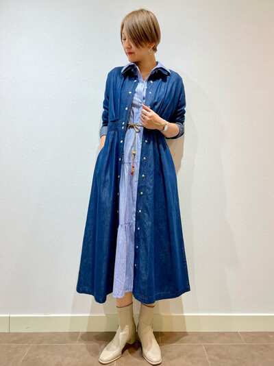 デニムワンピース