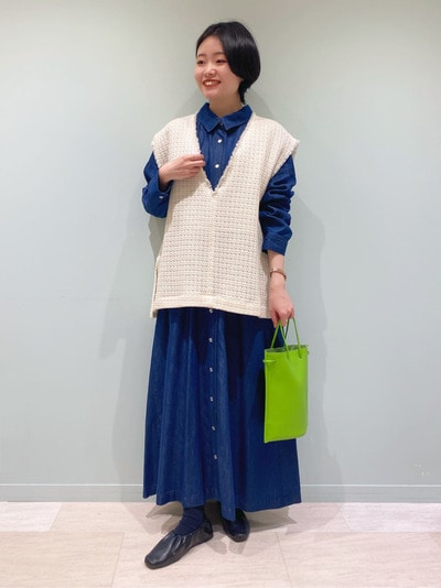 デニムワンピース