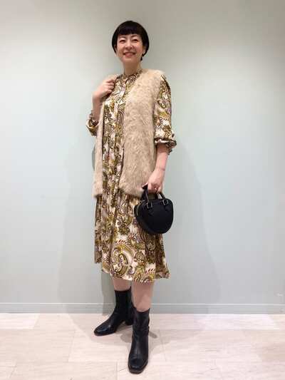 ペイズリーワンピース