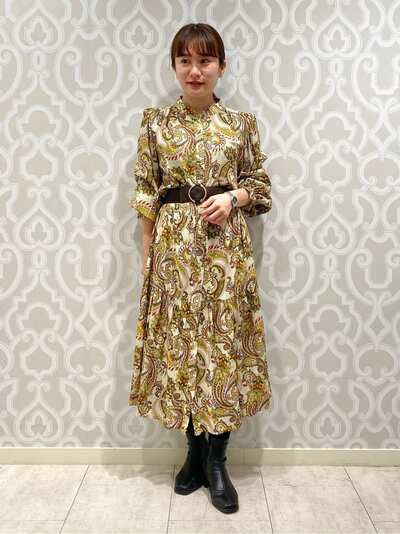 ペイズリーワンピース