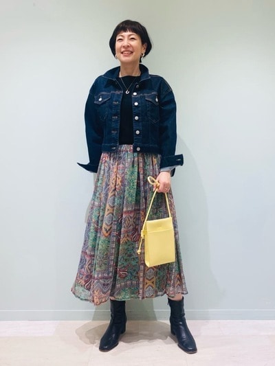 ペイズリースカート