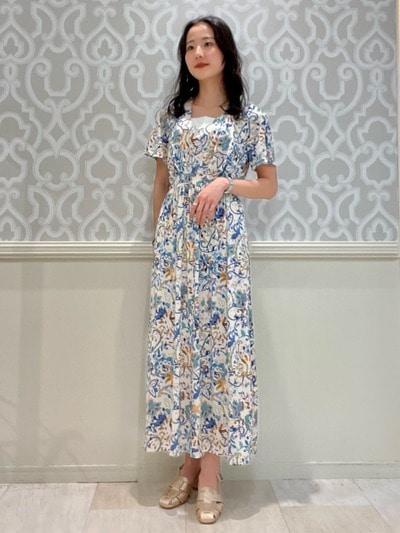 ペイズリーワンピース