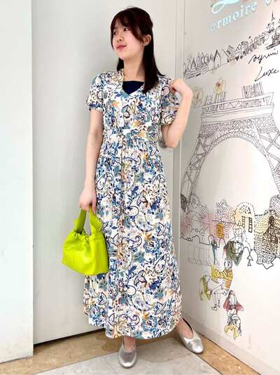 ペイズリーワンピース