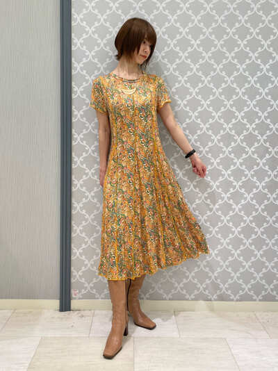 ペイズリーワンピース