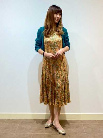 ペイズリーワンピース