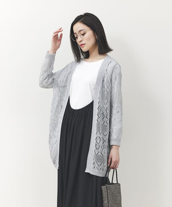 ラメカーディガン