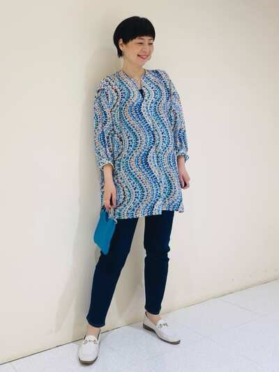ジオプリントチュニック