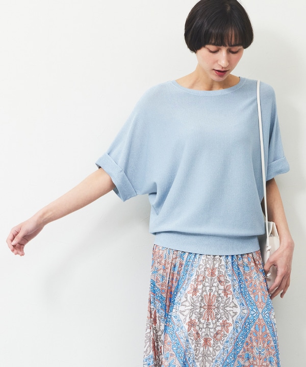 ラメドルマンサマーニット