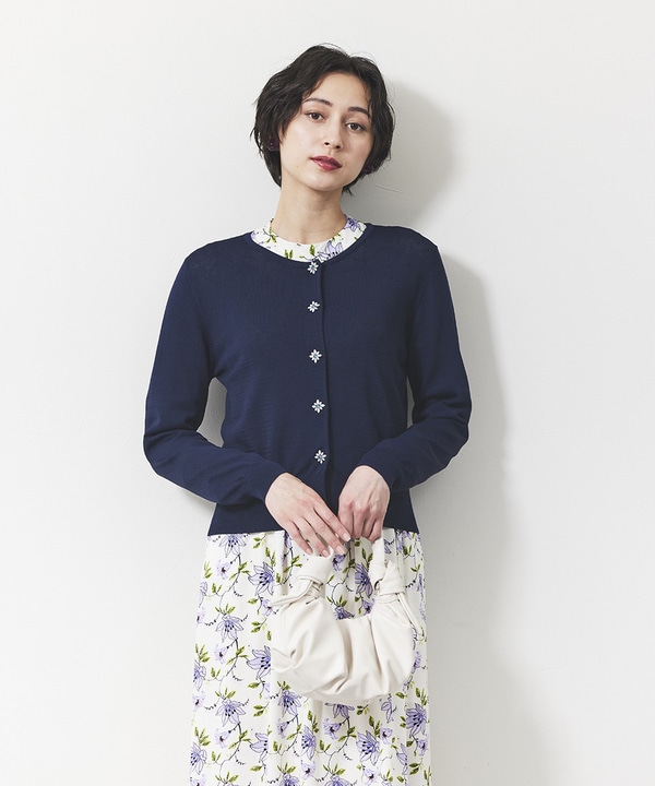 ビジューカーディガン