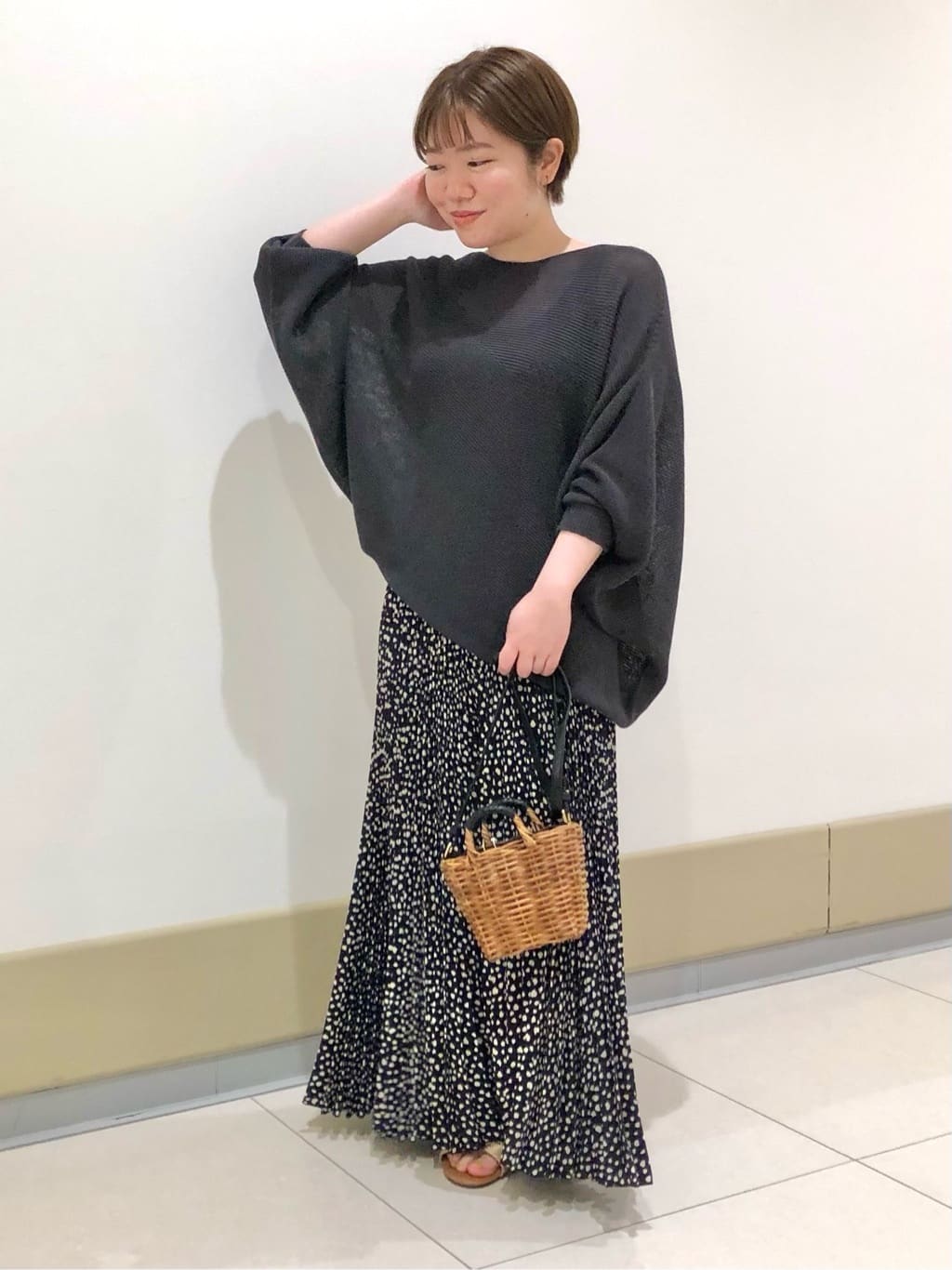 ハートドットプリーツパンツ