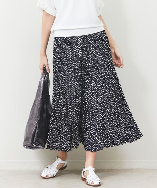 ハートドットプリーツパンツ