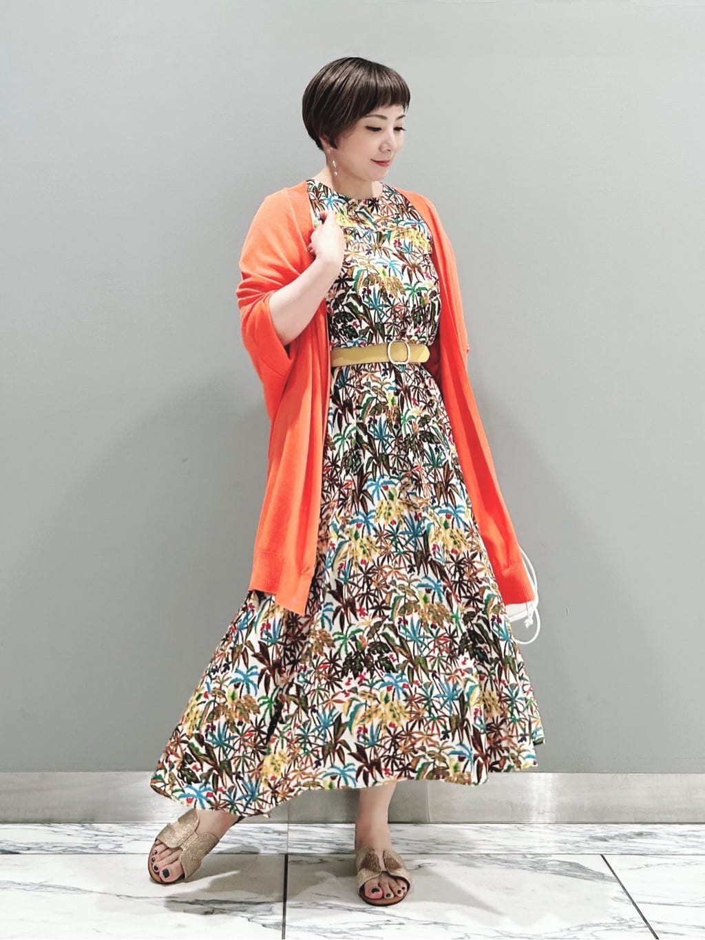 パームツリーワンピース