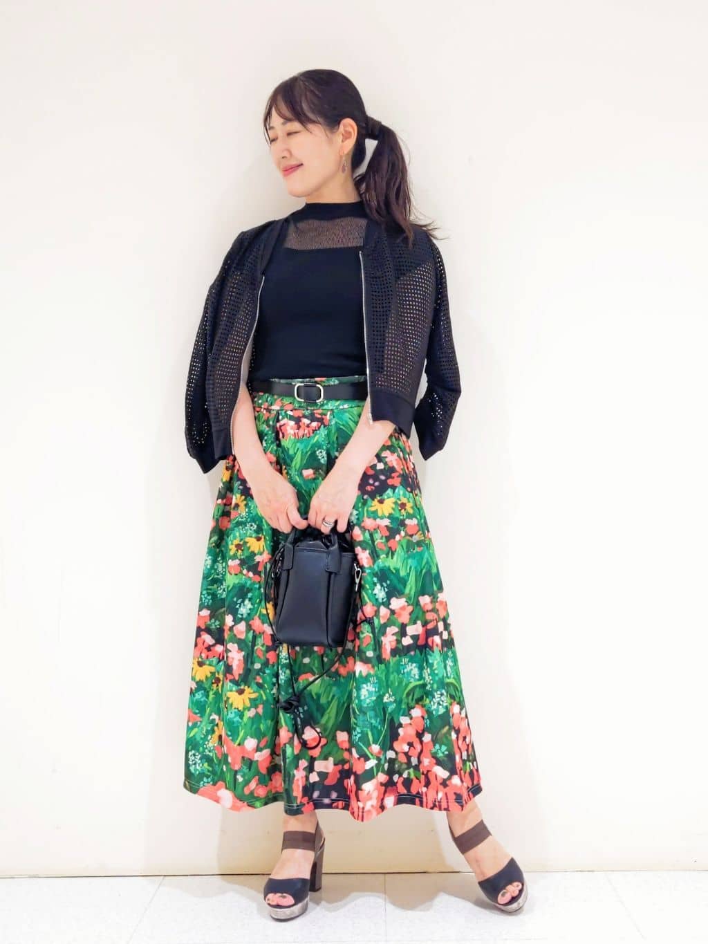 メッシュブルゾン