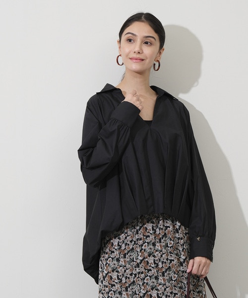 バルーンシャツブラウス