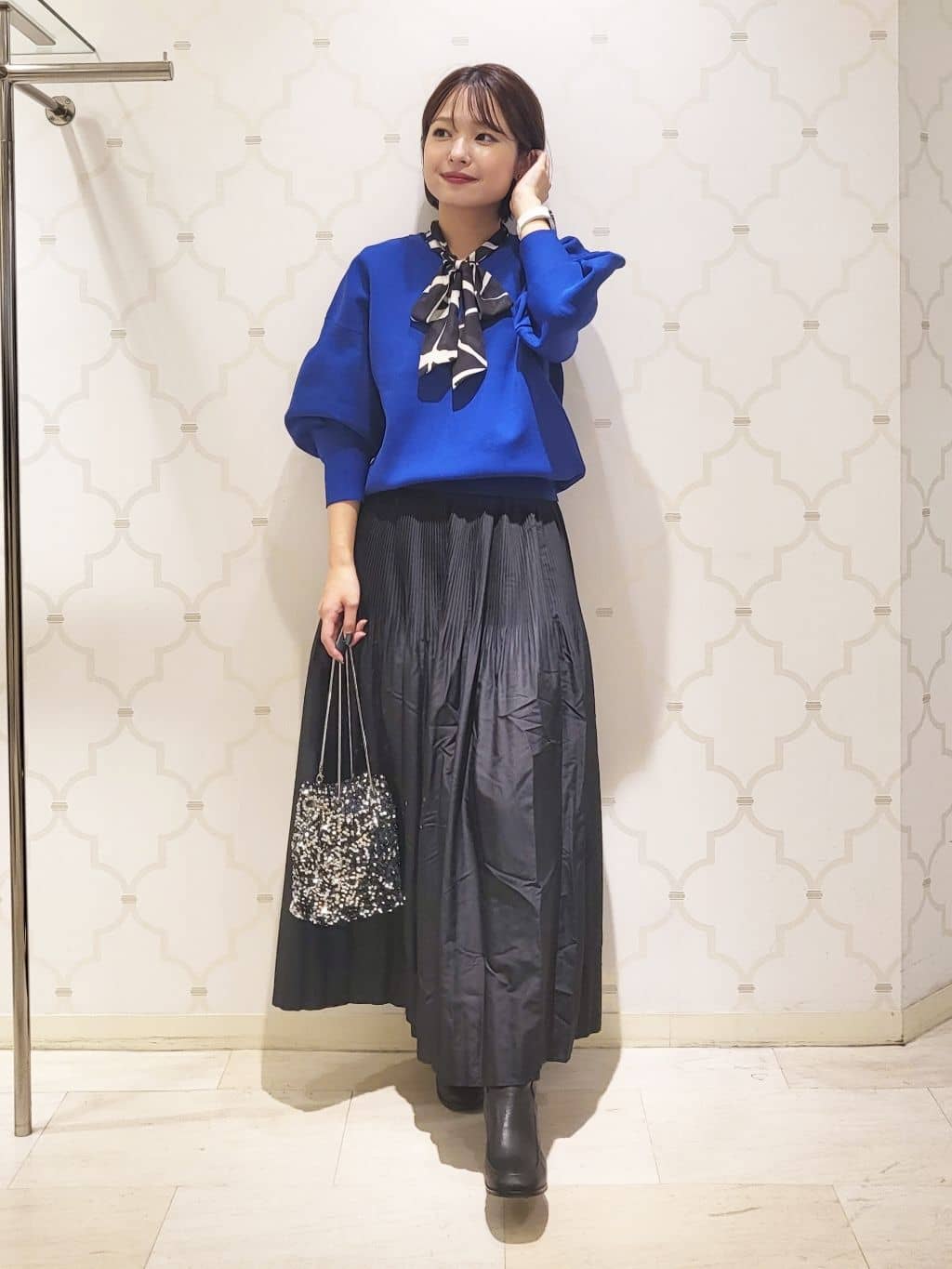 消しプリーツスカート