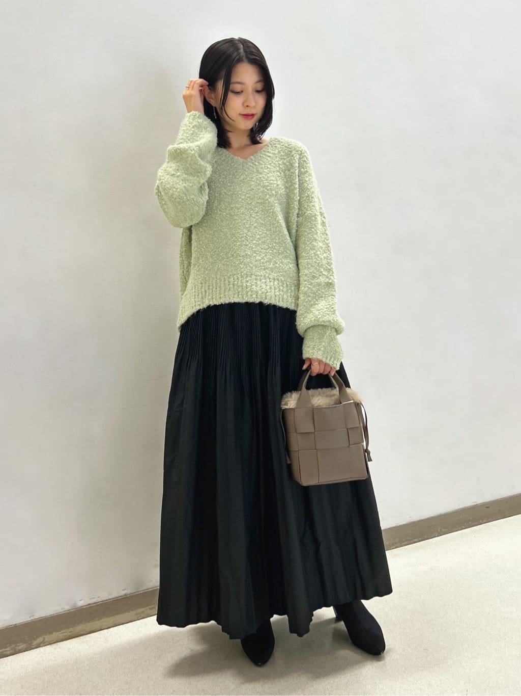 消しプリーツスカート