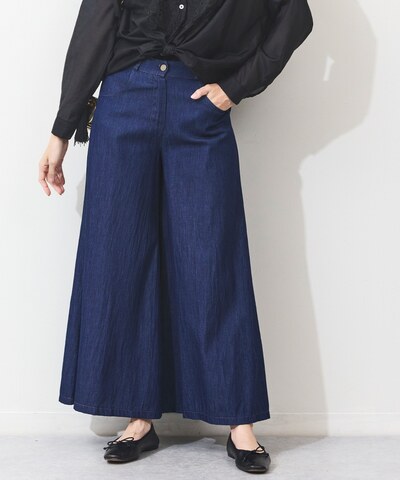デニムワイドパンツ
