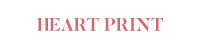 Heart print