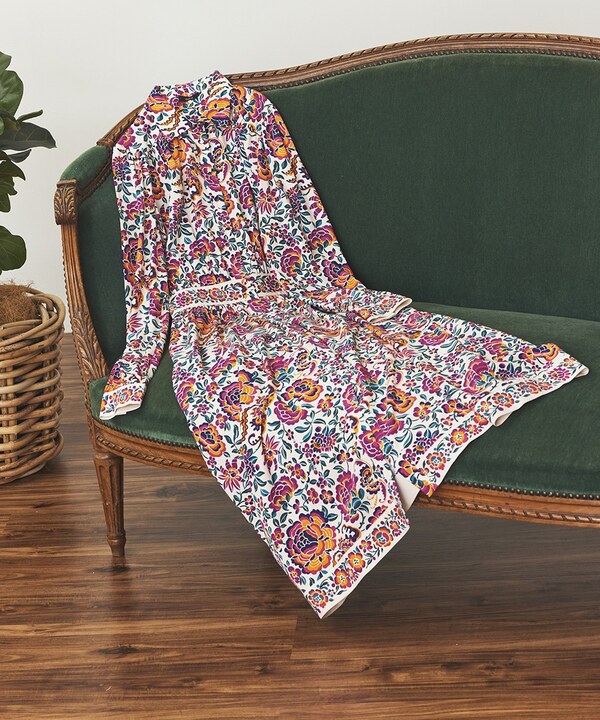 フラワープリントワンピース