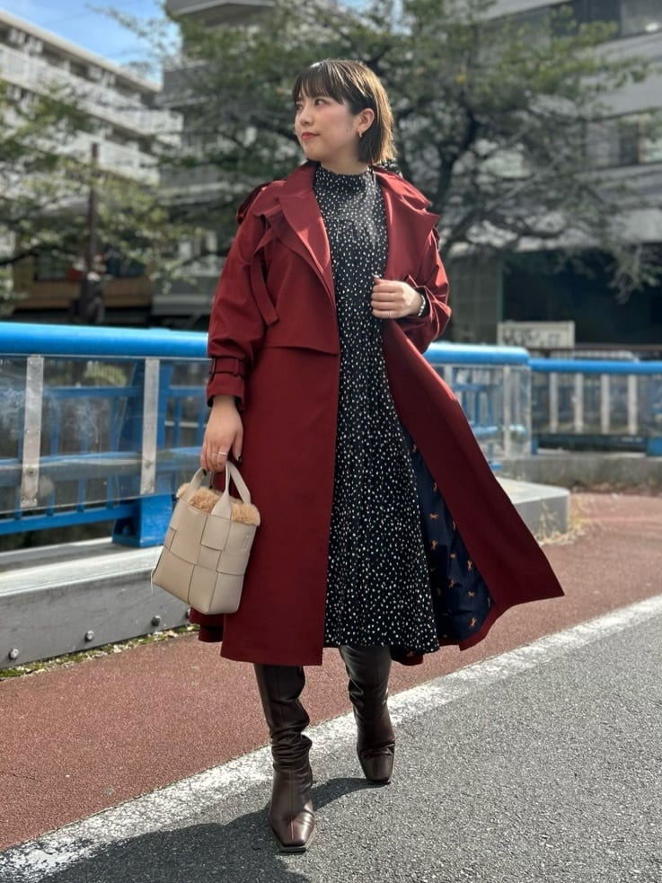 ボタンレスコート