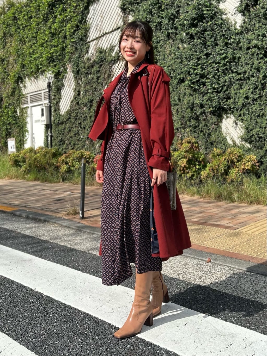 ボタンレスコート