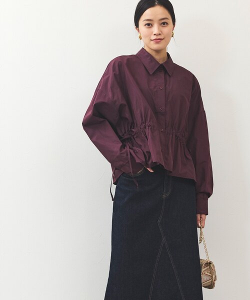 2WAYタフタブラウス