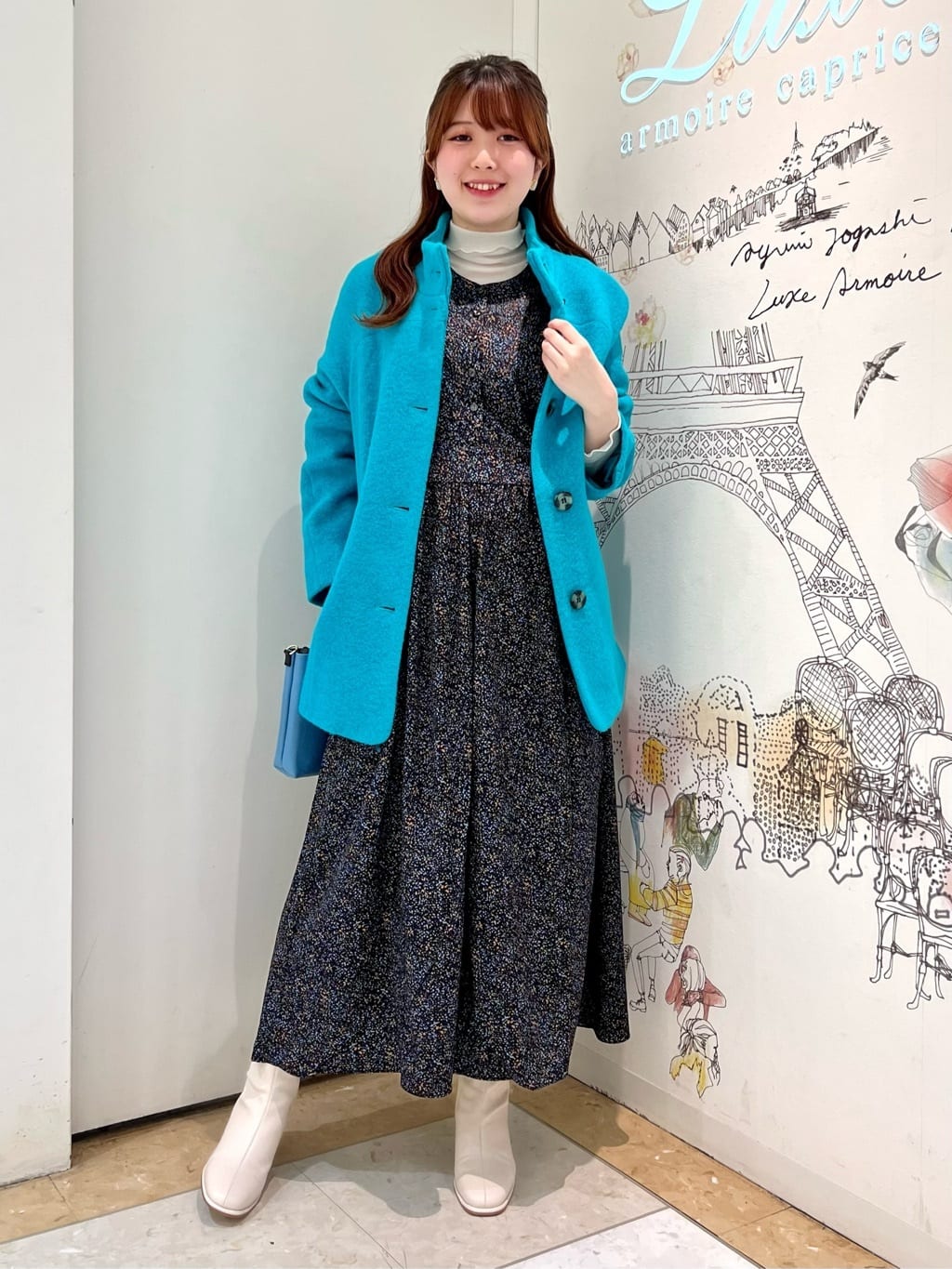 冬のコーディネートに華やかさをプラスするCIVASのコート