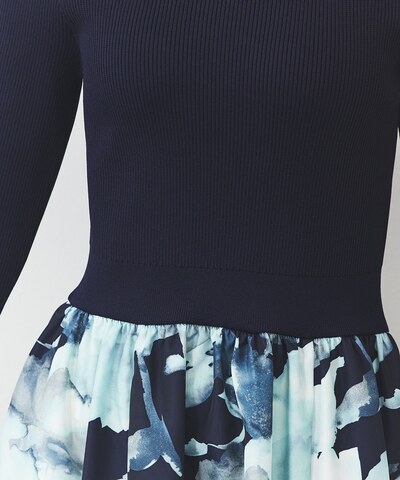 ぼかしフラワー切替ワンピース