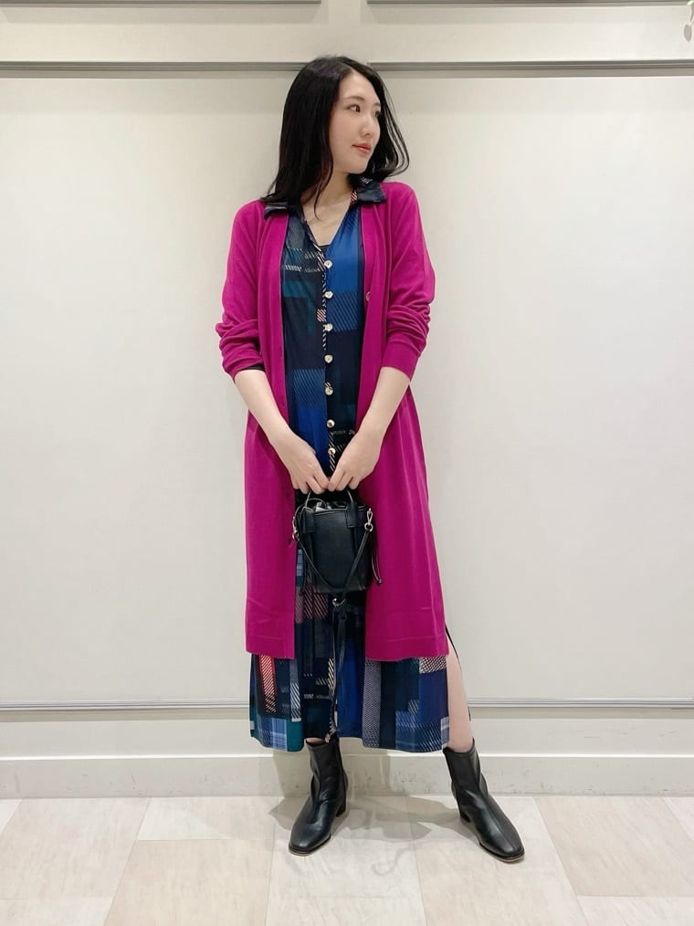 ランダムチェックワンピース