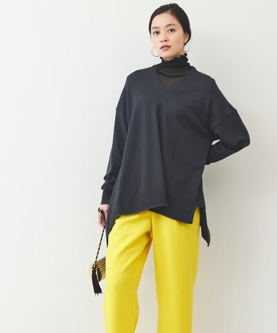 デザインニットチュニック