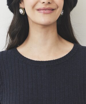 Aラインニットワンピース