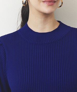 パネルボーダーニットワンピース