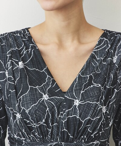 フラワージャージワンピース