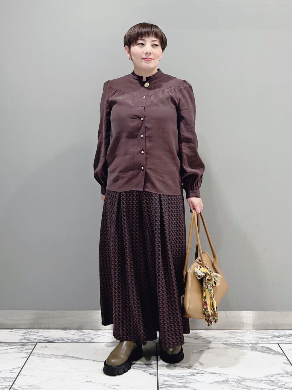 ジャカードパンツ