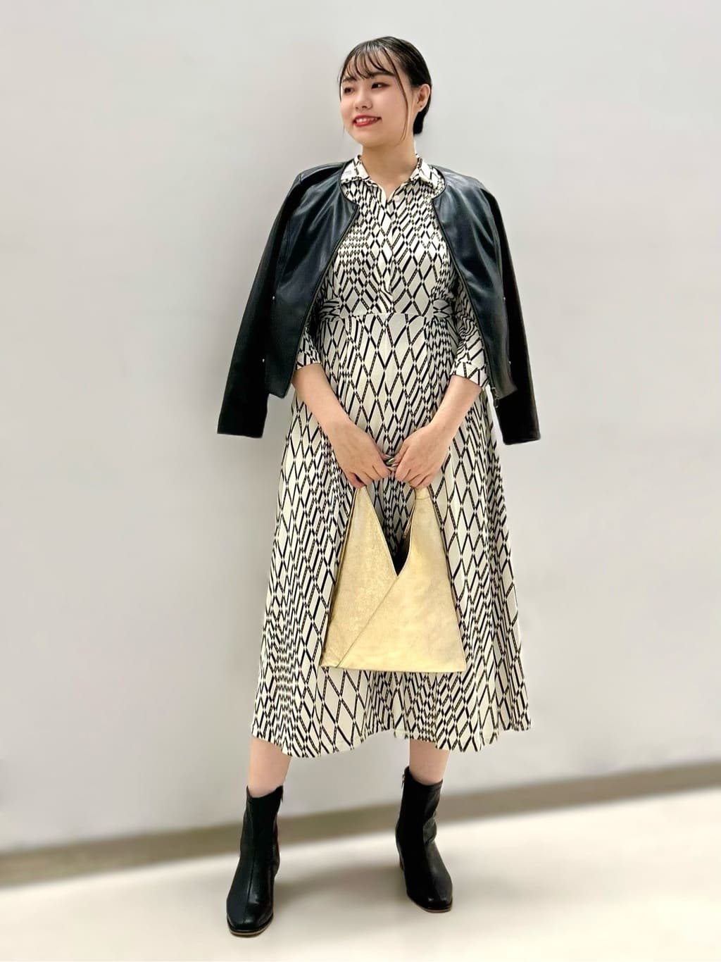 スクエアジャージワンピース