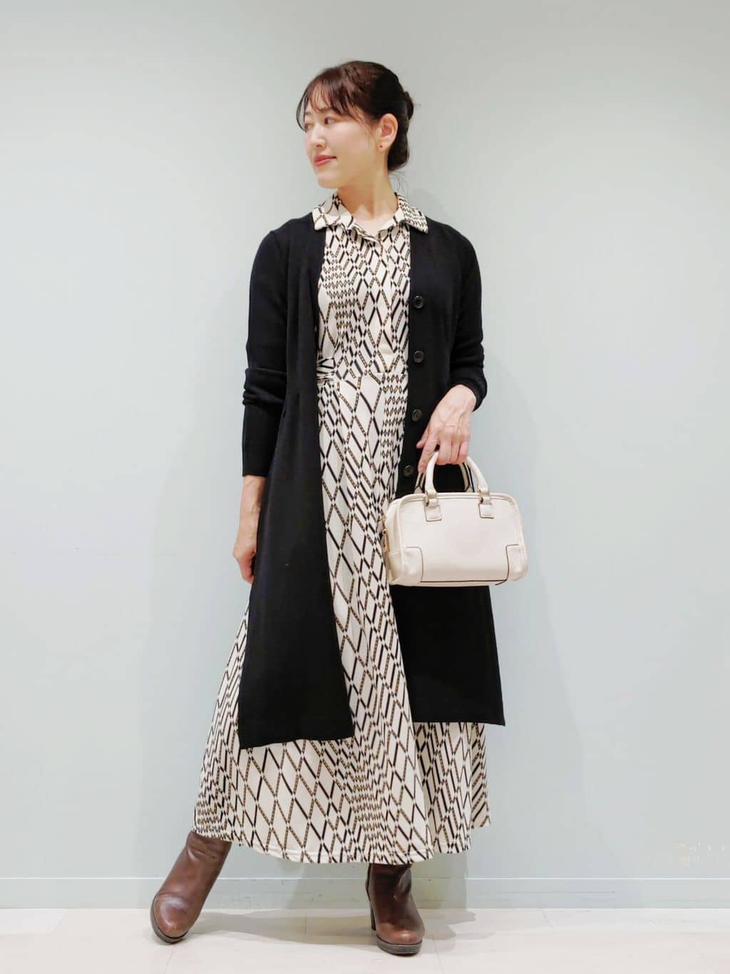 スクエアジャージワンピース