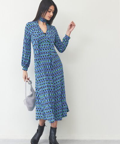 ジオプリントワンピース