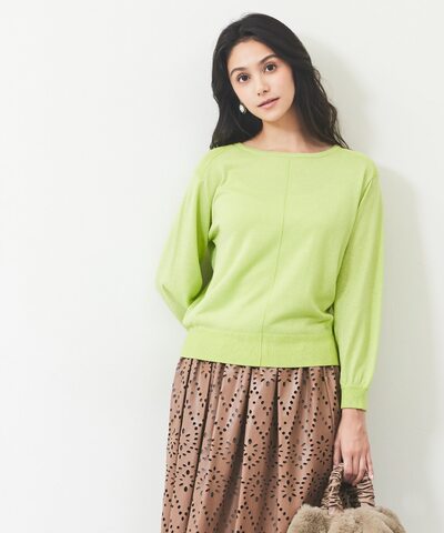 切り替えラメプルオーバー