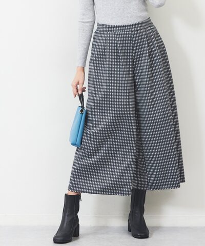 千鳥チェックジャカードパンツ