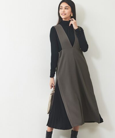 サイドプリーツジャンパースカート