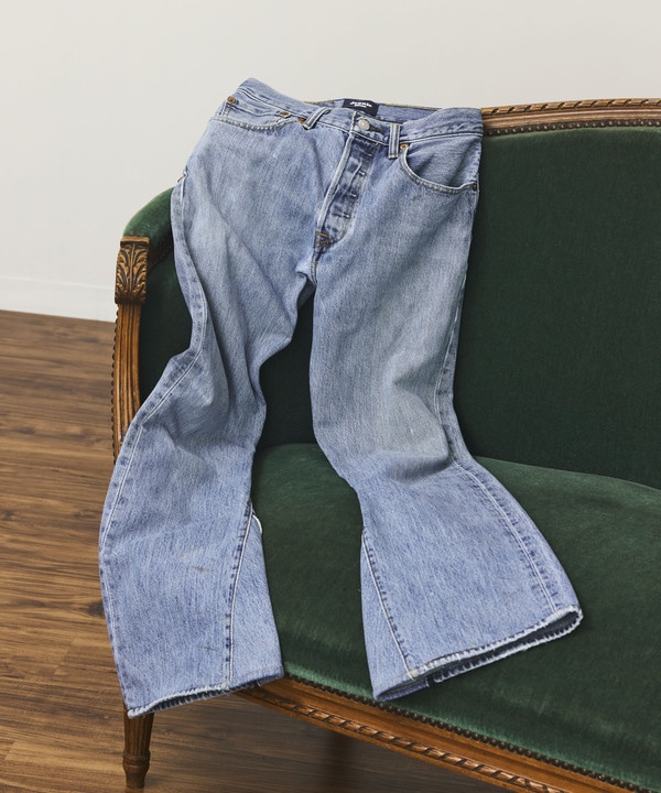 廃棄寸前のリーバイス501から生まれる、世界に一本のアップサイクル