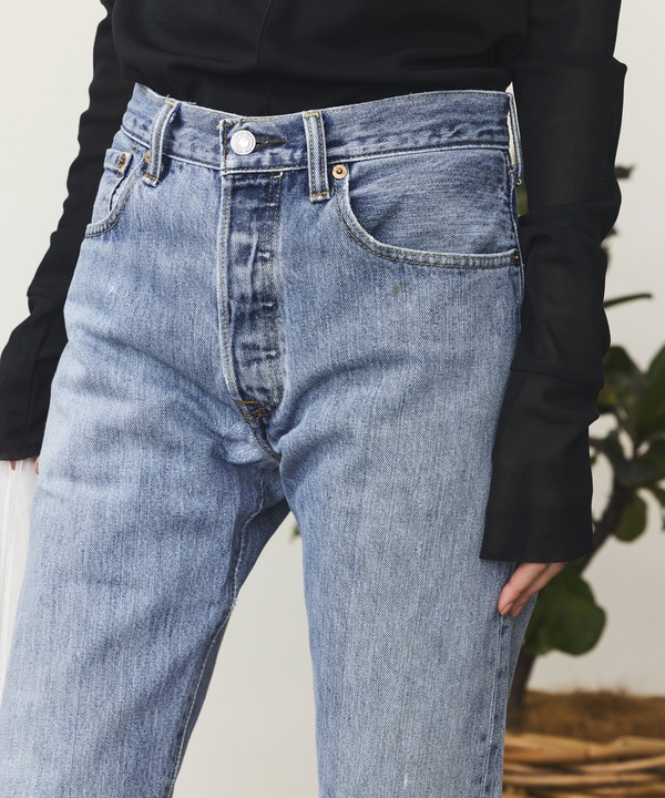 廃棄寸前のリーバイス501から生まれる、世界に一本のアップサイクル